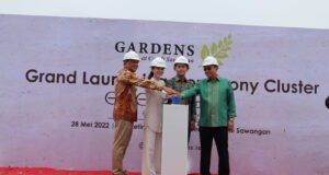 peluncuran Cluster Evergreen di Gardens at Candi Sawangan