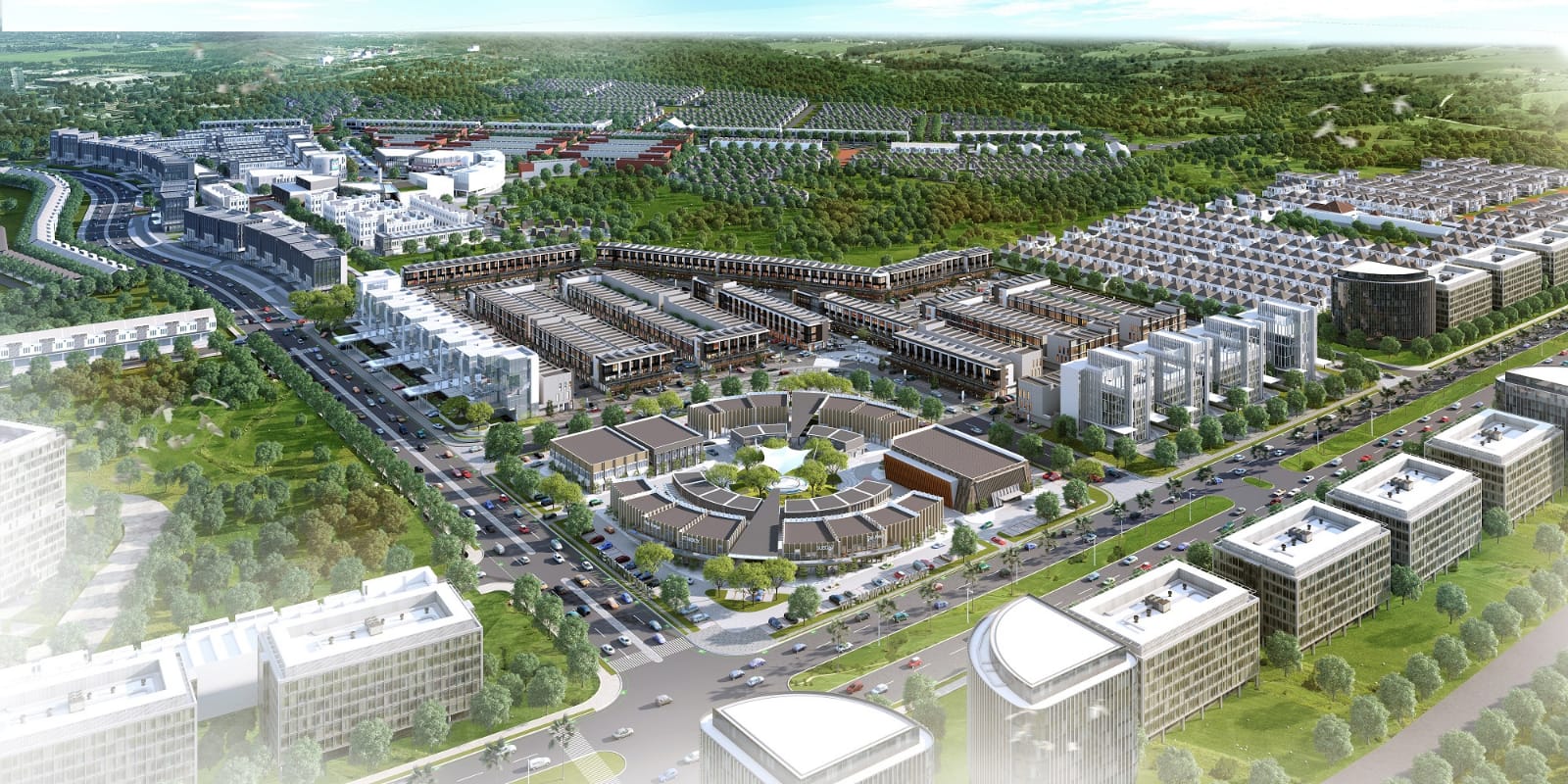 Hampton Avenue berada dalam kawasan Manhattan District di Kota Gading Serpong