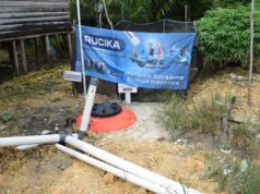 Program Safe Water Garden (SWG) yang digelar Rucika bersama LooLa Adventure Resort di Desa Sentabai