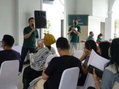 Suasana launching Cluster Verena Homes di Summarecon Emerald Karawang
